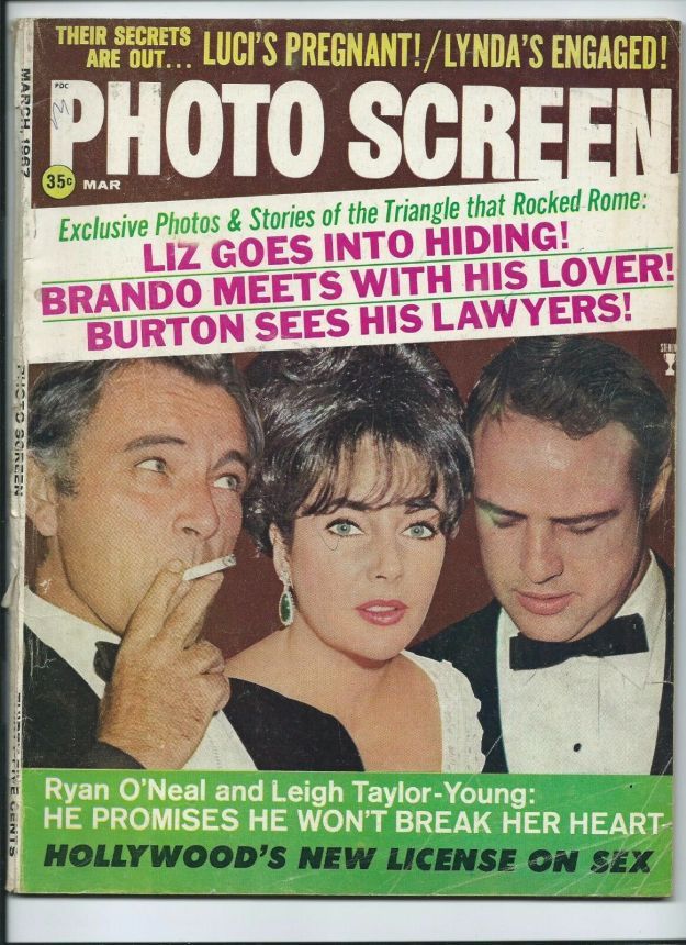 PHOTO SCREEN magazine side cover March 1967