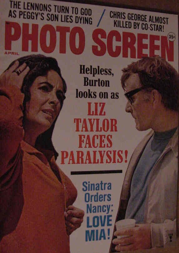 PHOTO SCREEN magazine side cover April 1967