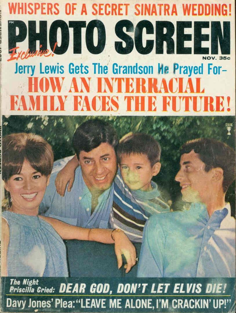 PHOTO SCREEN magazine side cover November 1967