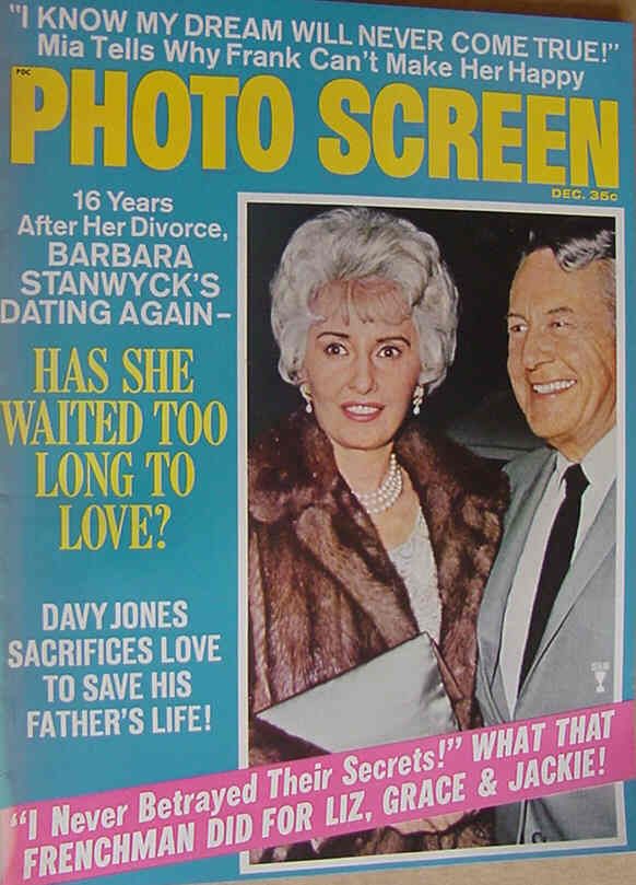PHOTO SCREEN magazine side cover December 1967