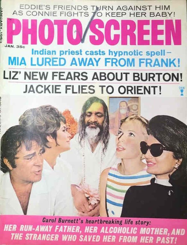 PHOTO SCREEN magazine side cover January 1968