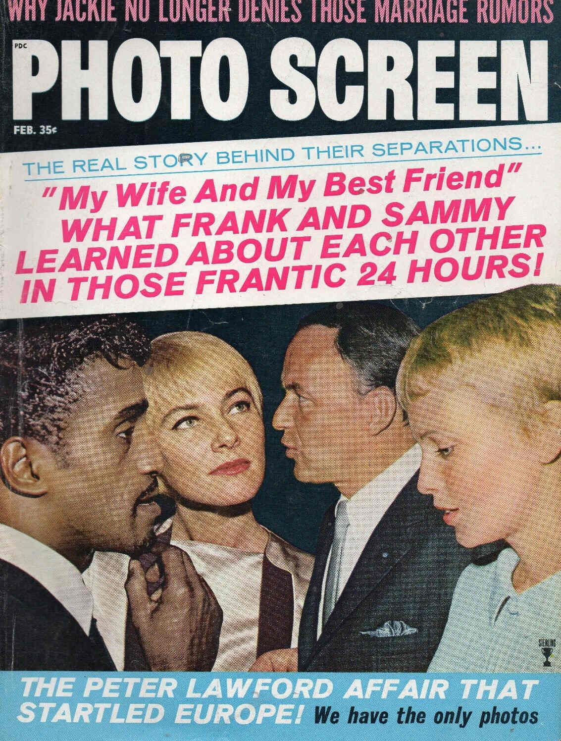 PHOTO SCREEN magazine side cover February 1968