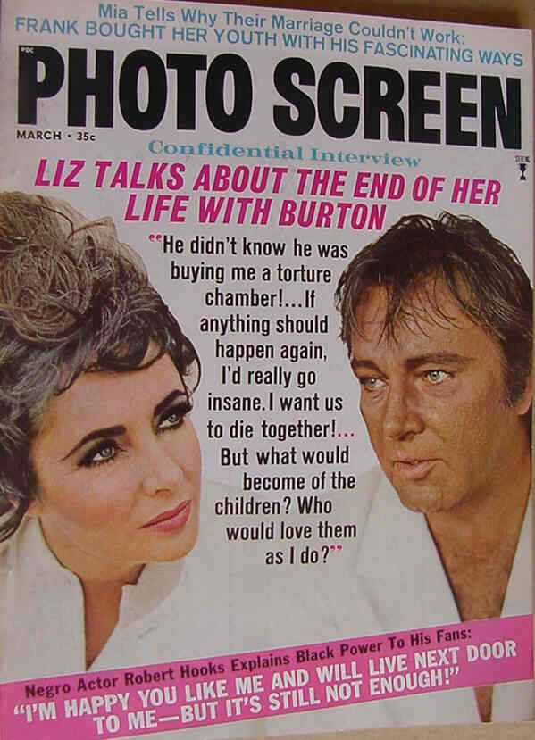 PHOTO SCREEN magazine side cover March 1968