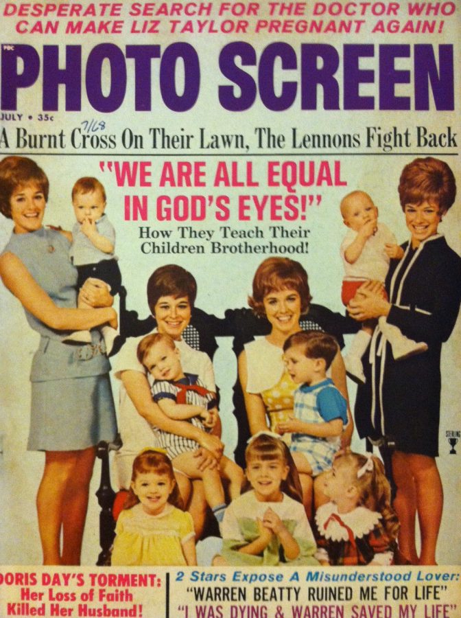PHOTO SCREEN magazine side cover July 1968