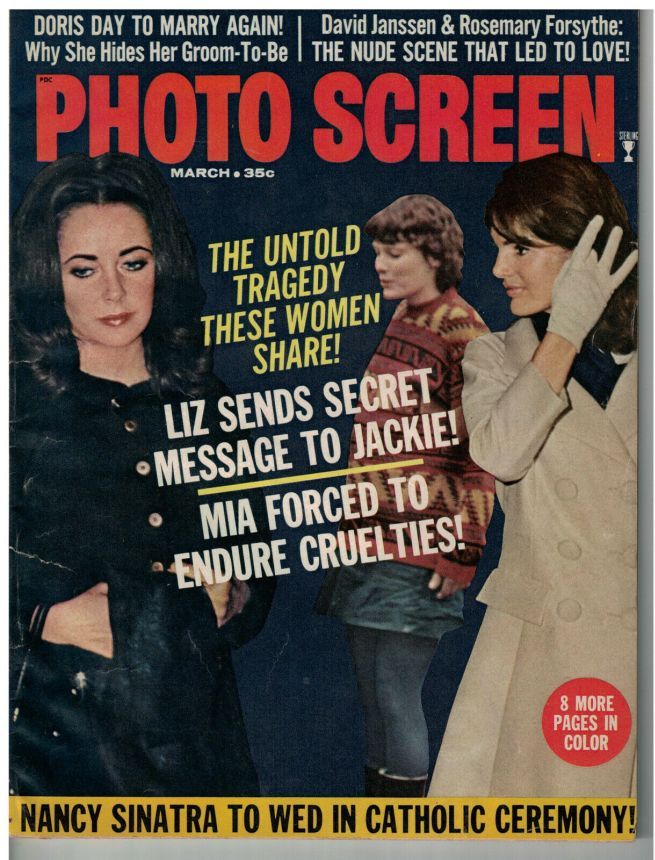 PHOTO SCREEN magazine side cover March 1969