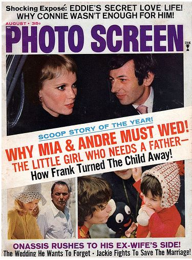 PHOTO SCREEN magazine side cover August 1969