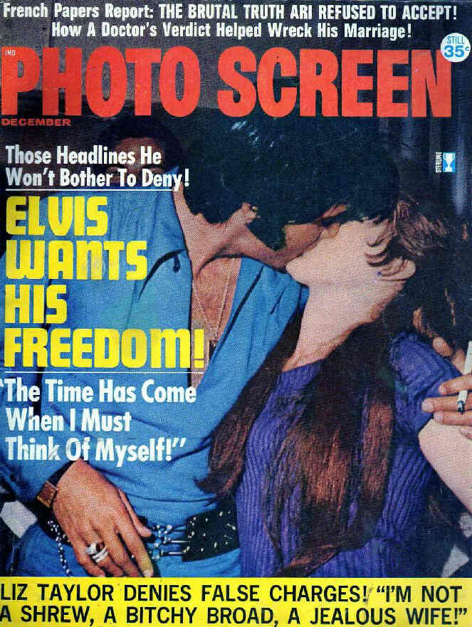 PHOTO SCREEN magazine side cover December 1970