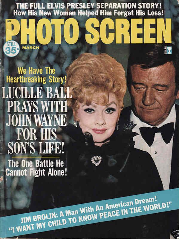 PHOTO SCREEN magazine side cover March 1971