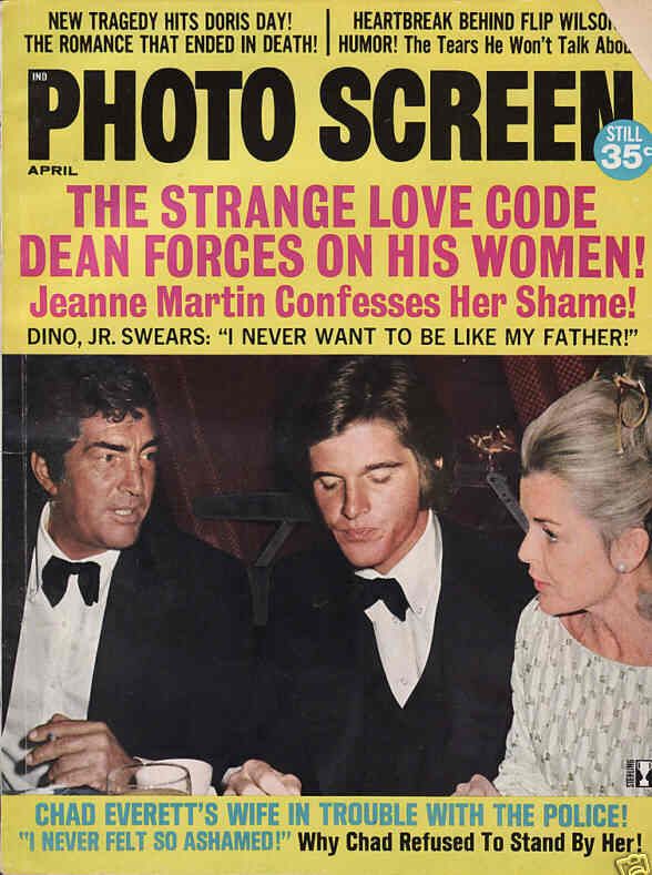 PHOTO SCREEN magazine side cover April 1971