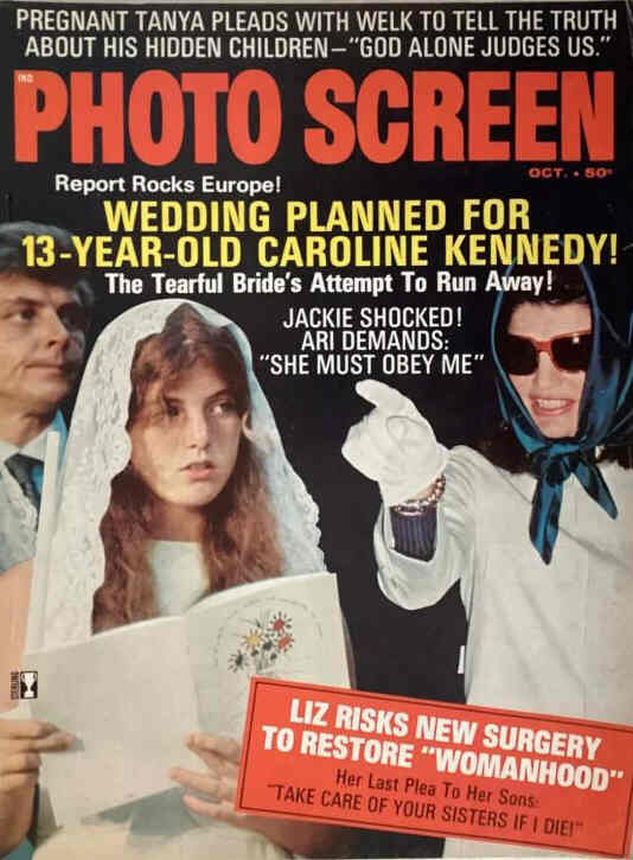 PHOTO SCREEN magazine side cover October 1971