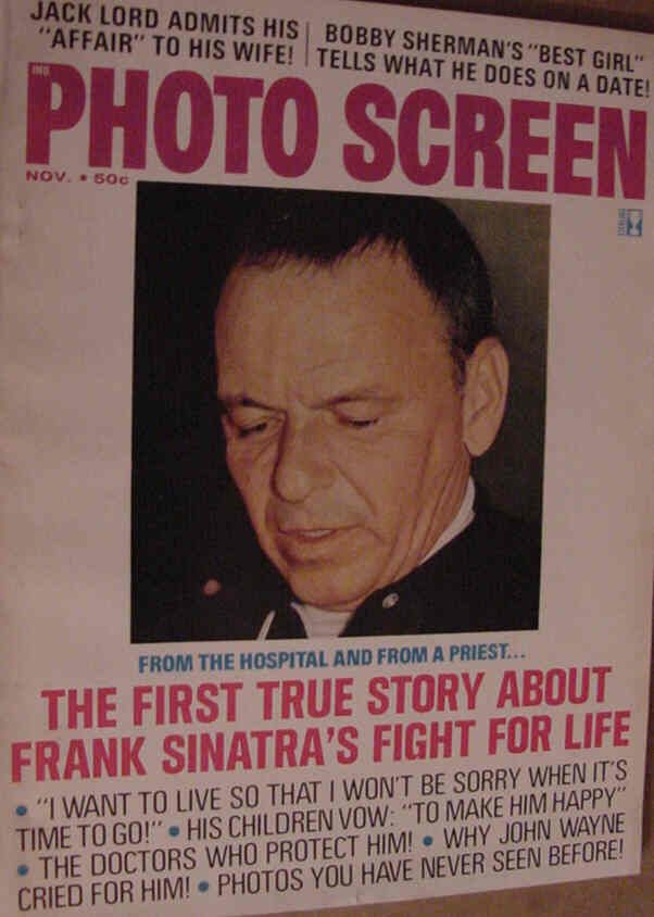 PHOTO SCREEN magazine side cover November 1971
