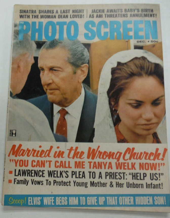 PHOTO SCREEN magazine side cover December 1971