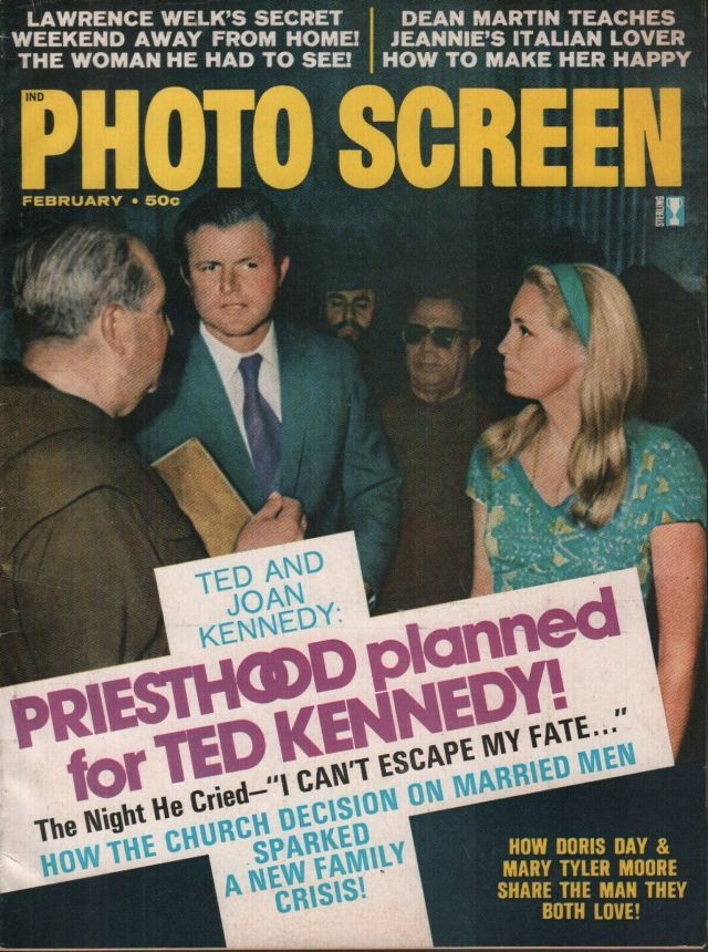 PHOTO SCREEN magazine side cover February 1972