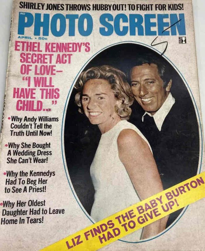 PHOTO SCREEN magazine side cover April 1972