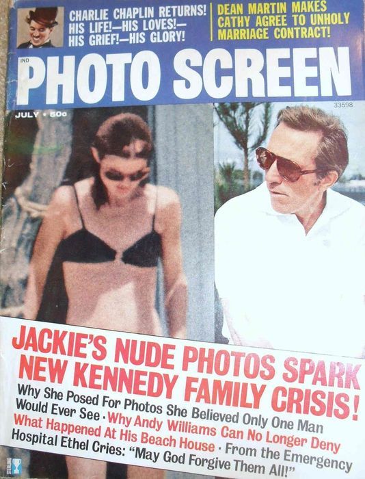 PHOTO SCREEN magazine side cover July 1972