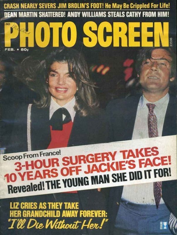 PHOTO SCREEN magazine side cover February 1973