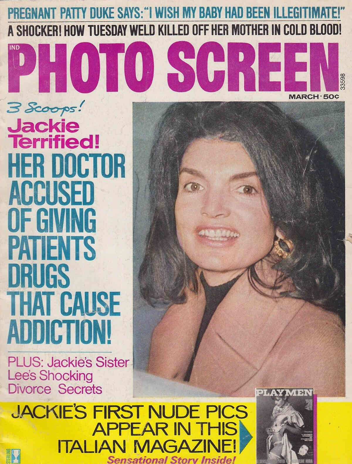 PHOTO SCREEN magazine side cover March 1973