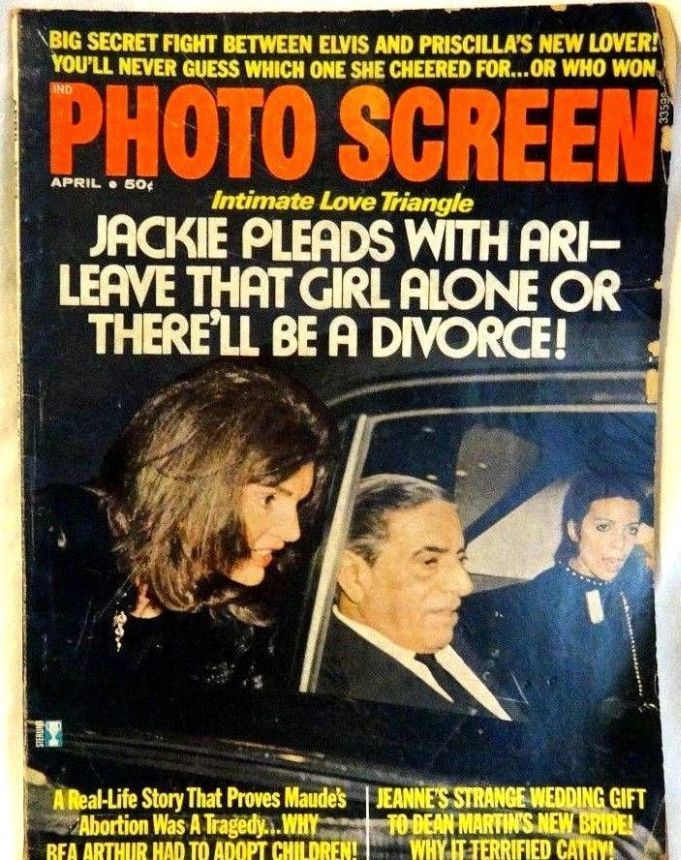 PHOTO SCREEN magazine side cover April 1973