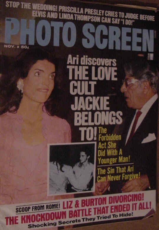 PHOTO SCREEN magazine side cover November 1973