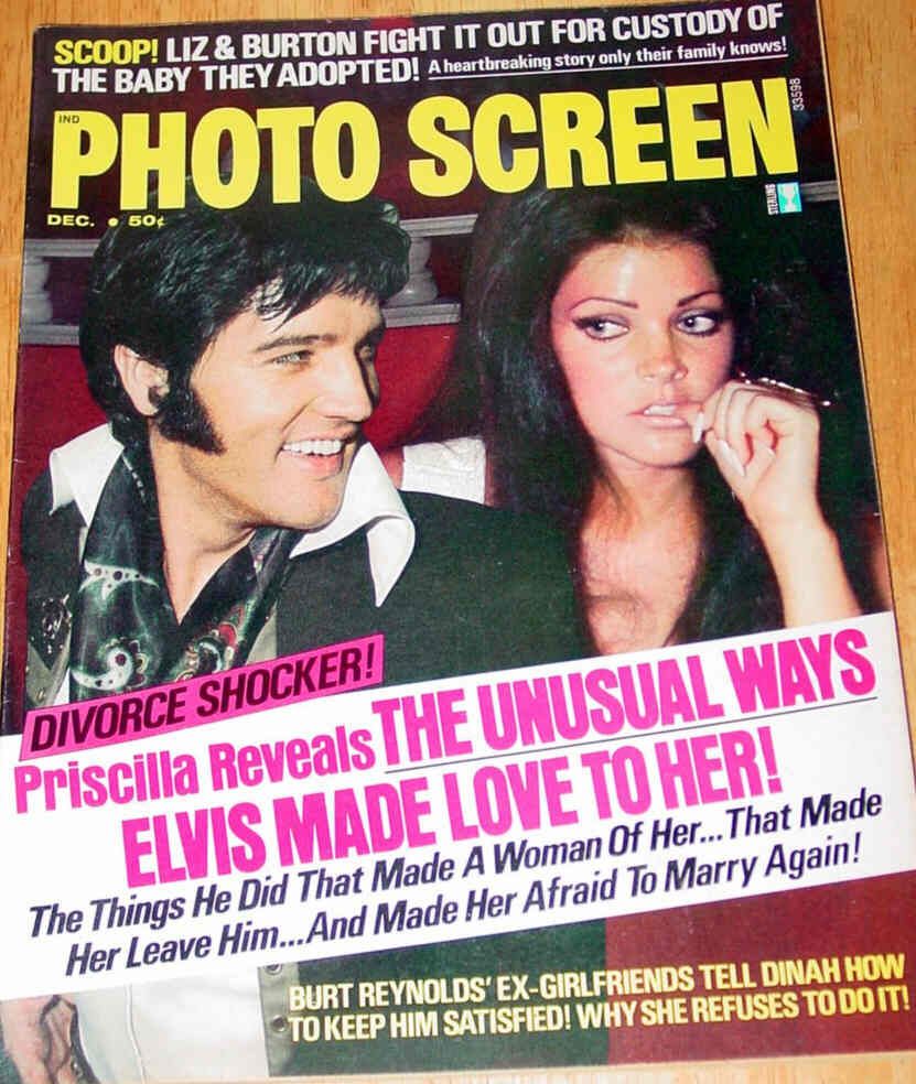 PHOTO SCREEN magazine side cover December 1973