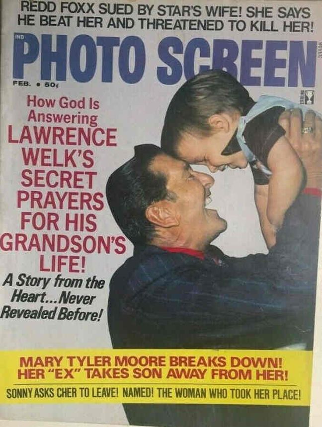 PHOTO SCREEN magazine side cover February 1974