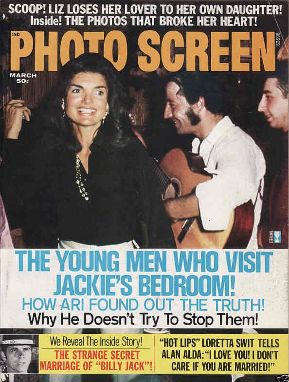 PHOTO SCREEN magazine side cover March 1974