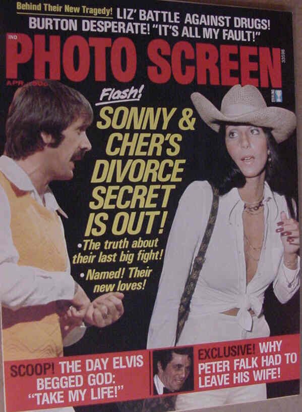 PHOTO SCREEN magazine side cover April 1974