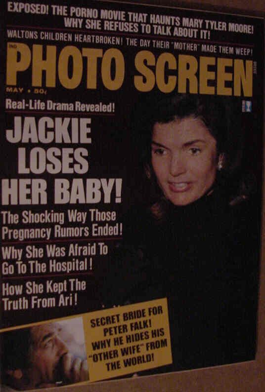 PHOTO SCREEN magazine side cover May 1974