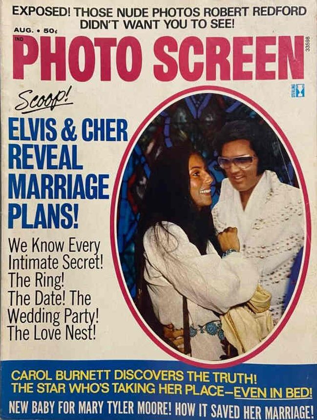 PHOTO SCREEN magazine side cover August 1974
