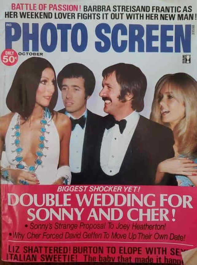 PHOTO SCREEN magazine side cover October 1974
