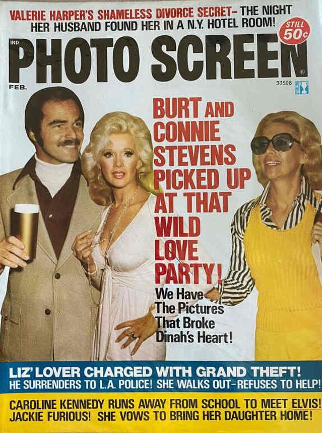 PHOTO SCREEN magazine side cover February 1975
