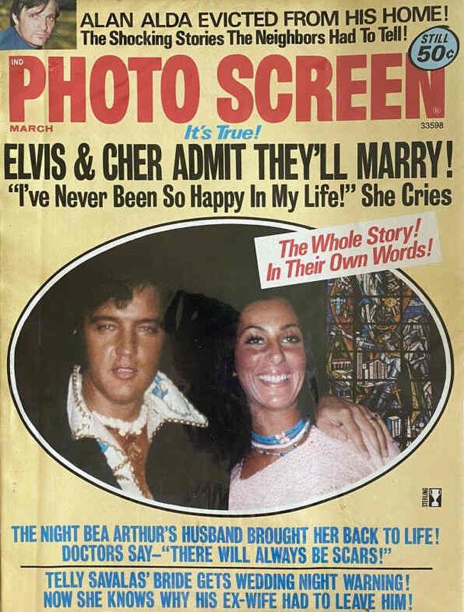 PHOTO SCREEN magazine side cover March 1975
