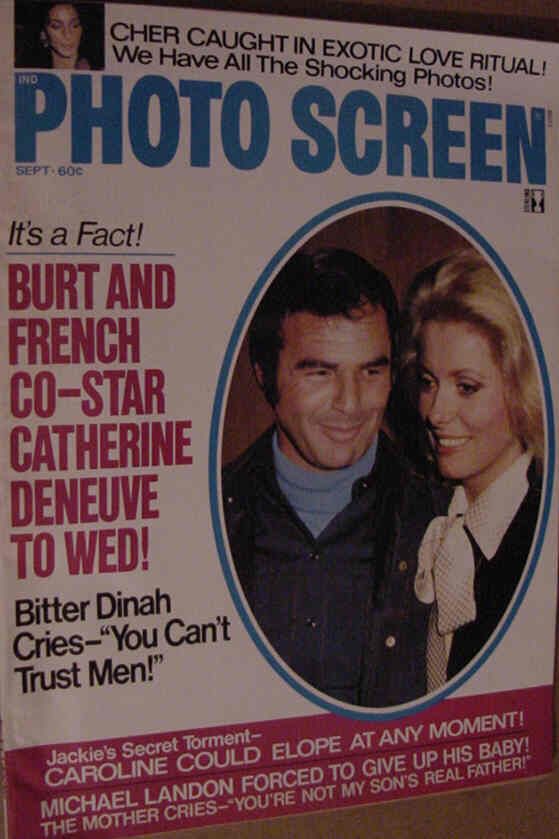 PHOTO SCREEN magazine side cover September 1975