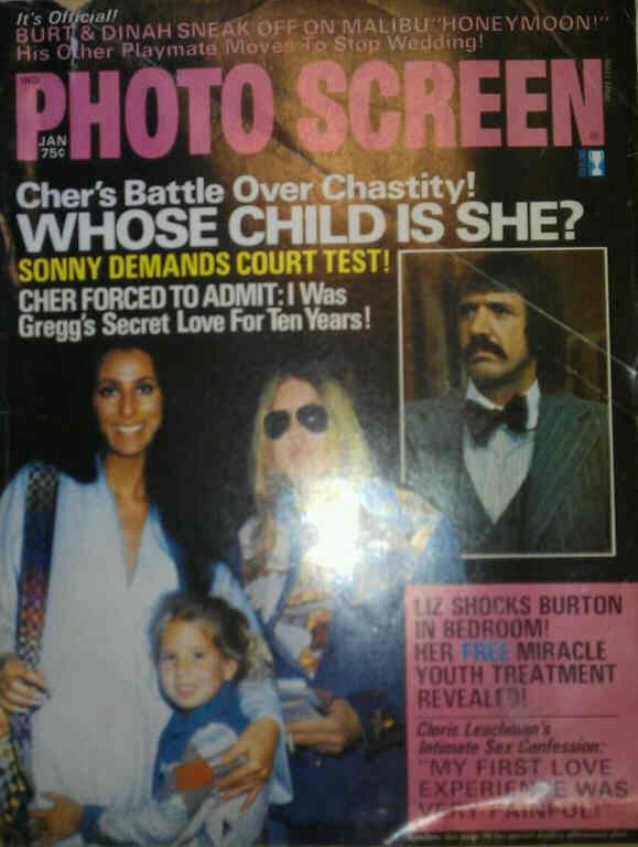 PHOTO SCREEN magazine side cover January 1976
