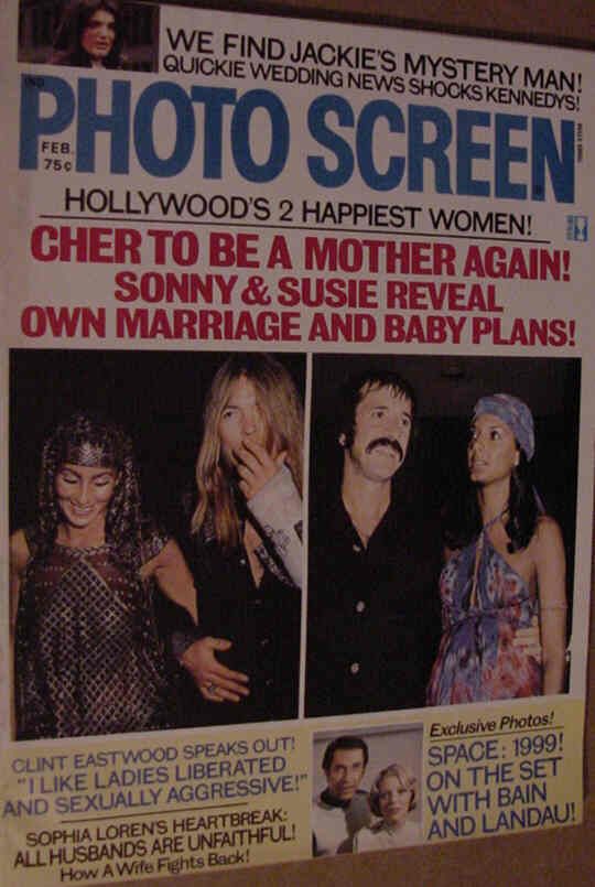 PHOTO SCREEN magazine side cover February 1976