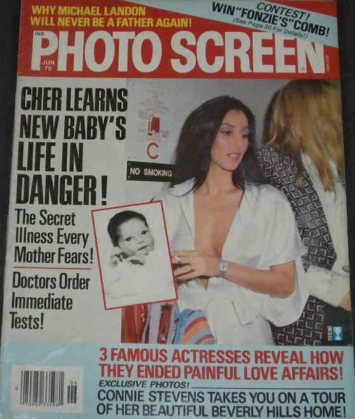 PHOTO SCREEN magazine side cover June 1976