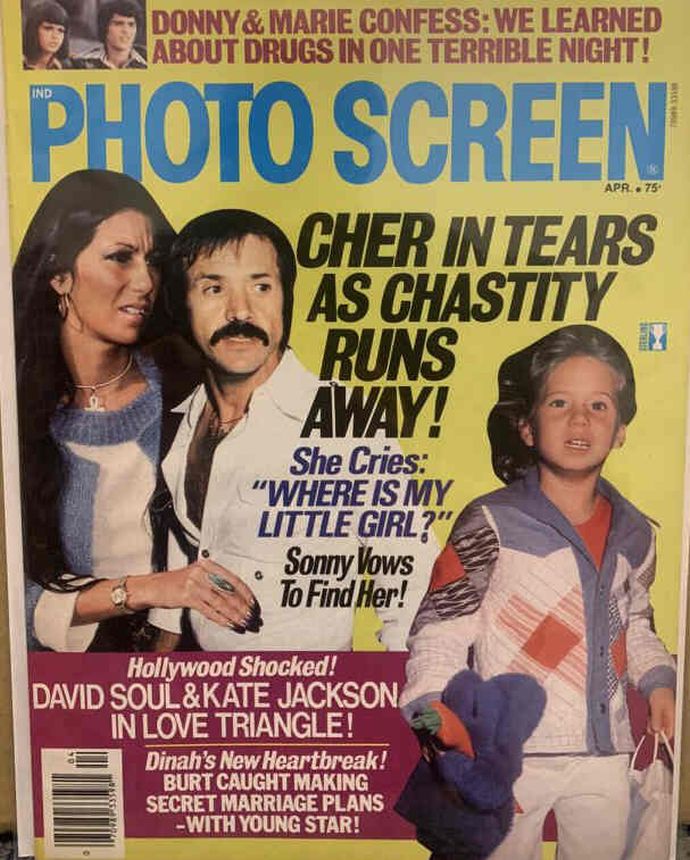 PHOTO SCREEN magazine side cover April 1977
