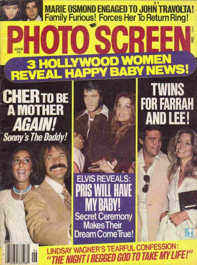 PHOTO SCREEN magazine side cover June 1977