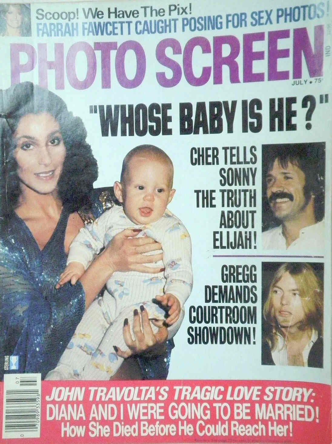 PHOTO SCREEN magazine side cover July 1977