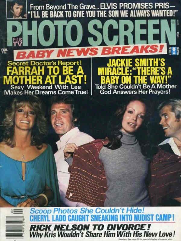 PHOTO SCREEN magazine side cover February 1978