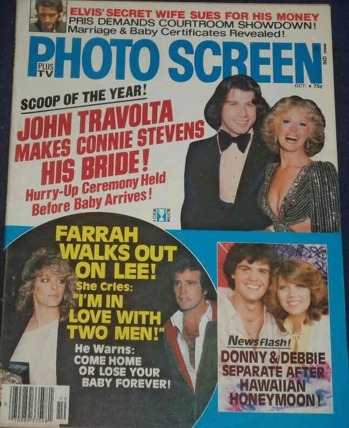 PHOTO SCREEN magazine side cover October 1978