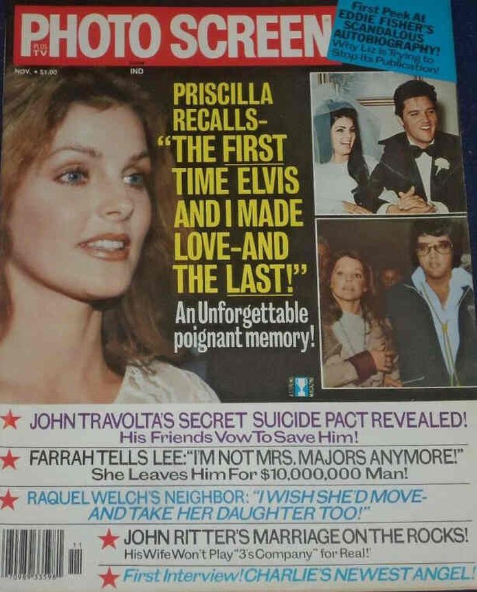 PHOTO SCREEN magazine side cover November 1979