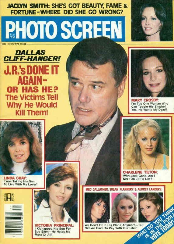 PHOTO SCREEN magazine side cover November 1981