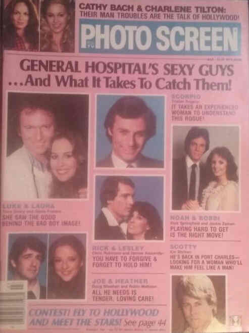 PHOTO SCREEN magazine side cover March 1982