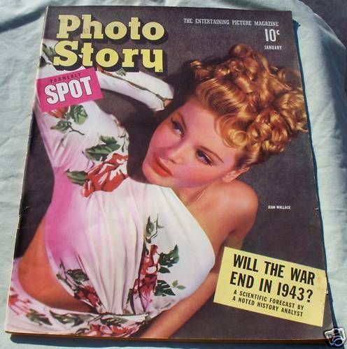 PHOTO STORY magazine side cover January 1943