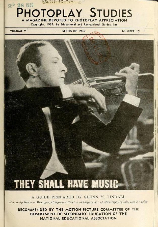 PHOTOPLAY STUDIES magazine side cover Issue 15  1939