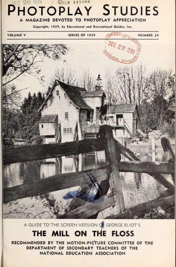 PHOTOPLAY STUDIES magazine side cover Issue 24  1939