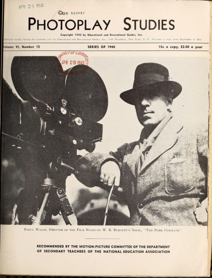 PHOTOPLAY STUDIES magazine side cover Issue 15  1940