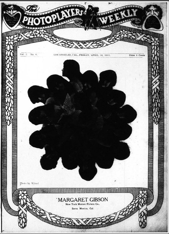 PHOTOPLAYERS WEEKLY magazine side cover 16 April 1915
