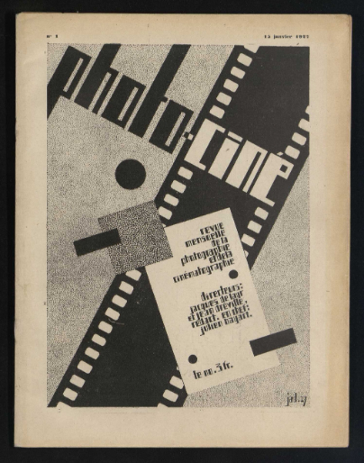 PHOTO-CINE magazine side cover Issue 1 15 January 1927